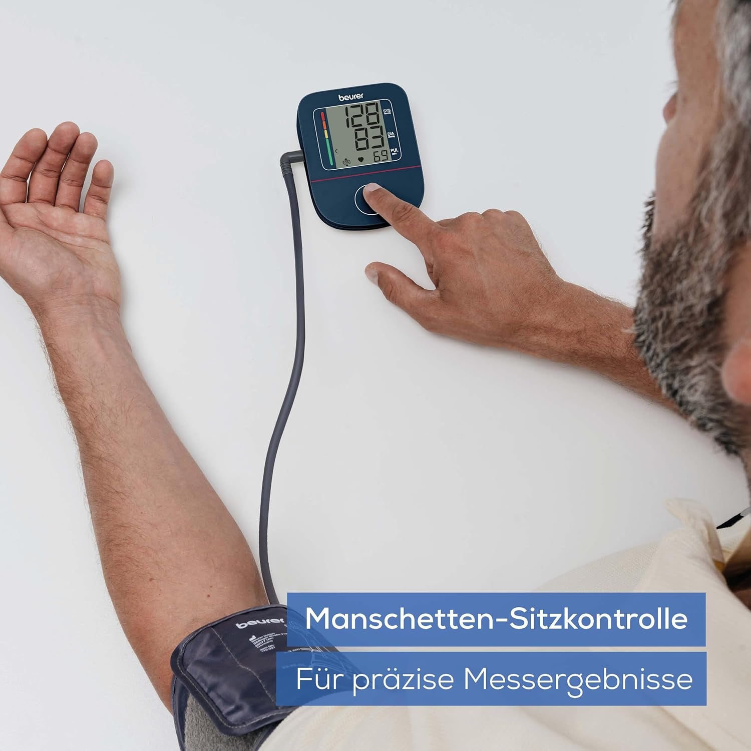 Beurer BM 25 Oberarm Blutdruckmessgerät, Manschette Für 22-42 Cm