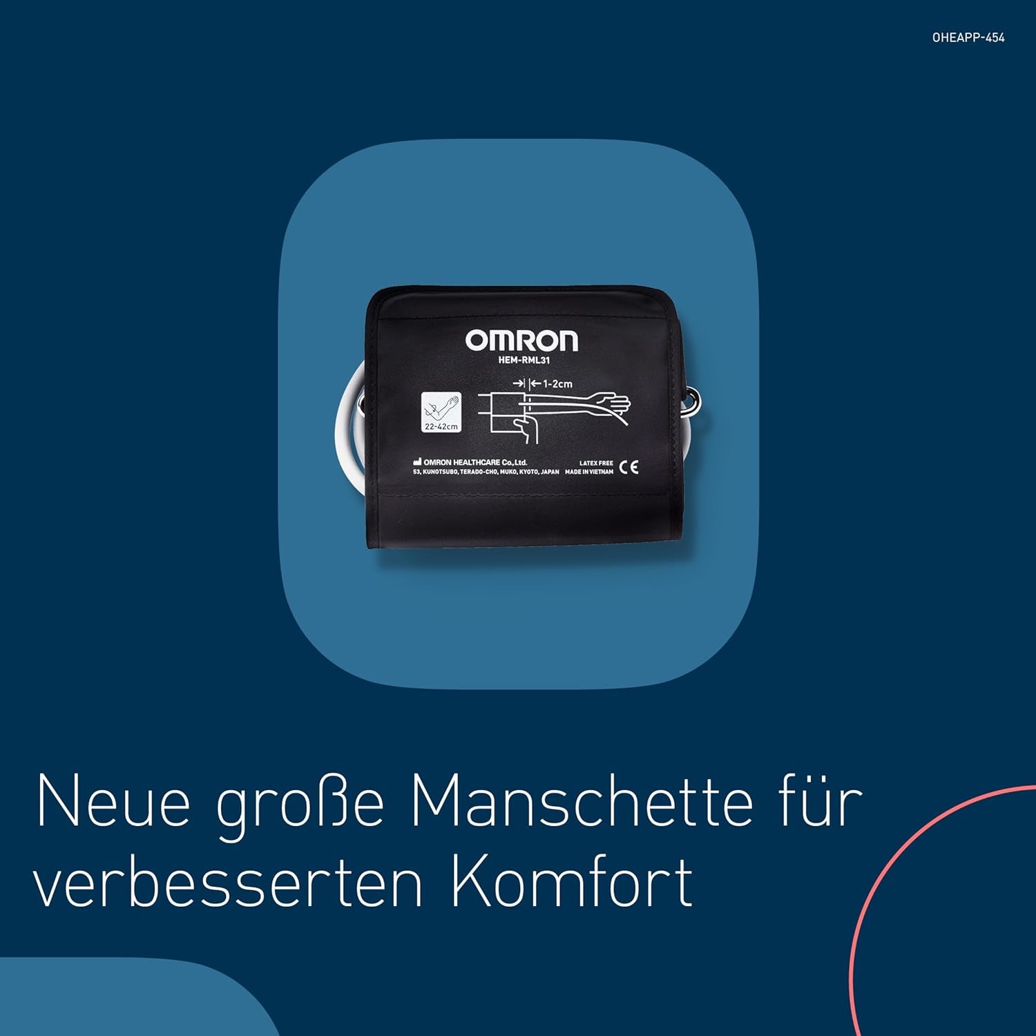 OMRON X2 Smart+ Oberarm-Blutdruckmessgerät – digital, Bluetooth-fähig, klinisch validiert