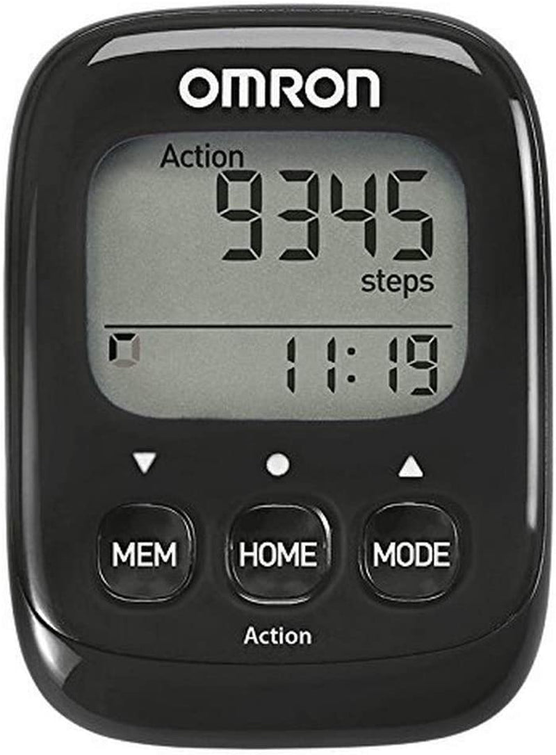 Omron Walking Style IV Schrittzähler – 3D‑Sensor, Aerobic‑Modus & Event‑Modus, 7‑Tage‑Speicher