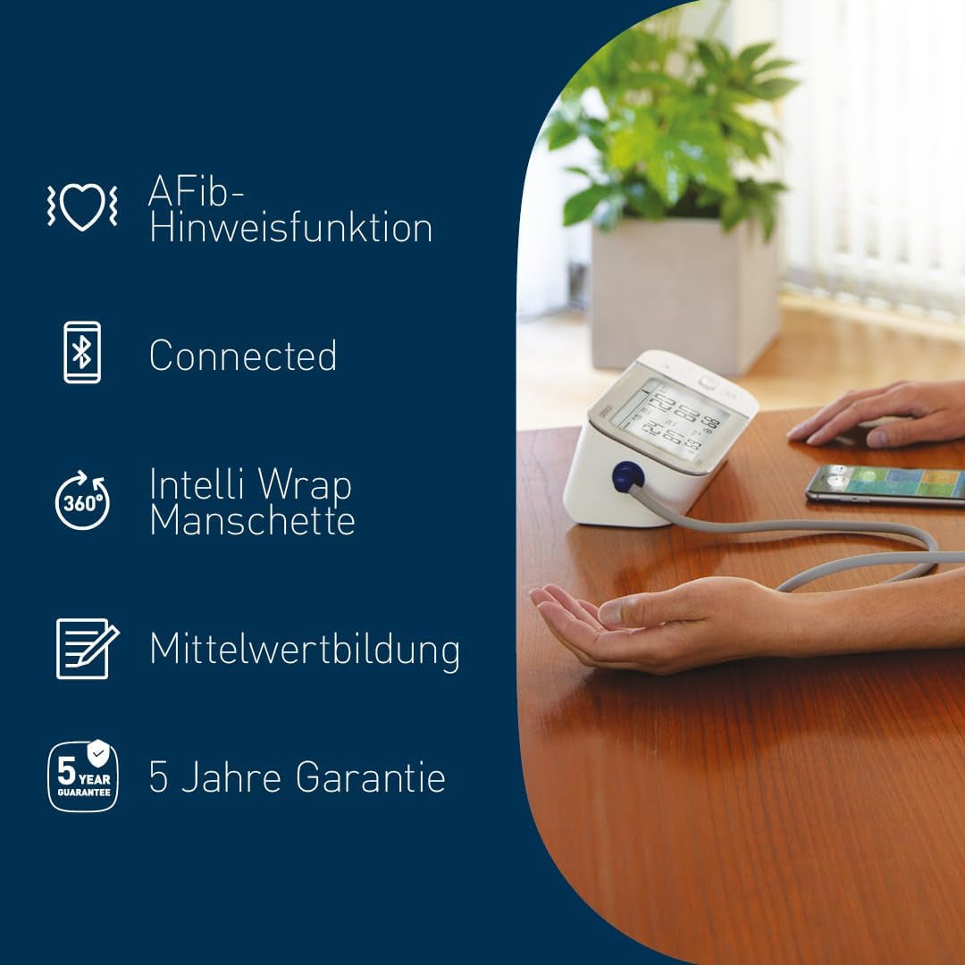 OMRON X7 Smart - Automatisches Oberarm-Blutdruckmessgerät
